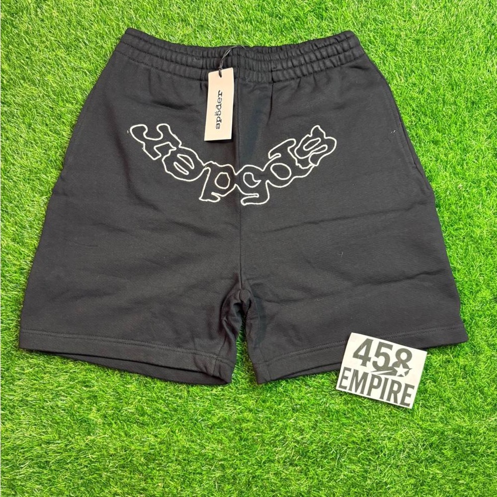 Spider Black Athletic Men's Shorts